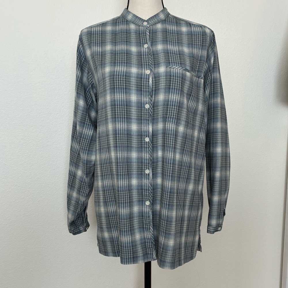 Vintage 90s L.L. Bean Oversized Plaid Button Down Shirt